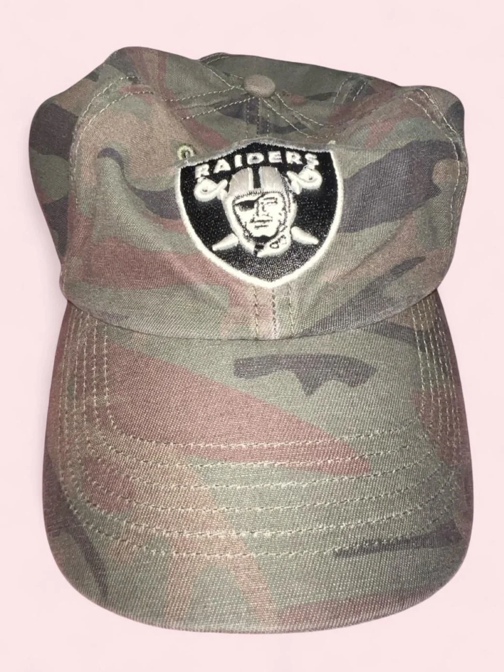 Camouflage Raiders Hat - Green & Brown